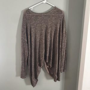Free people open back sweater